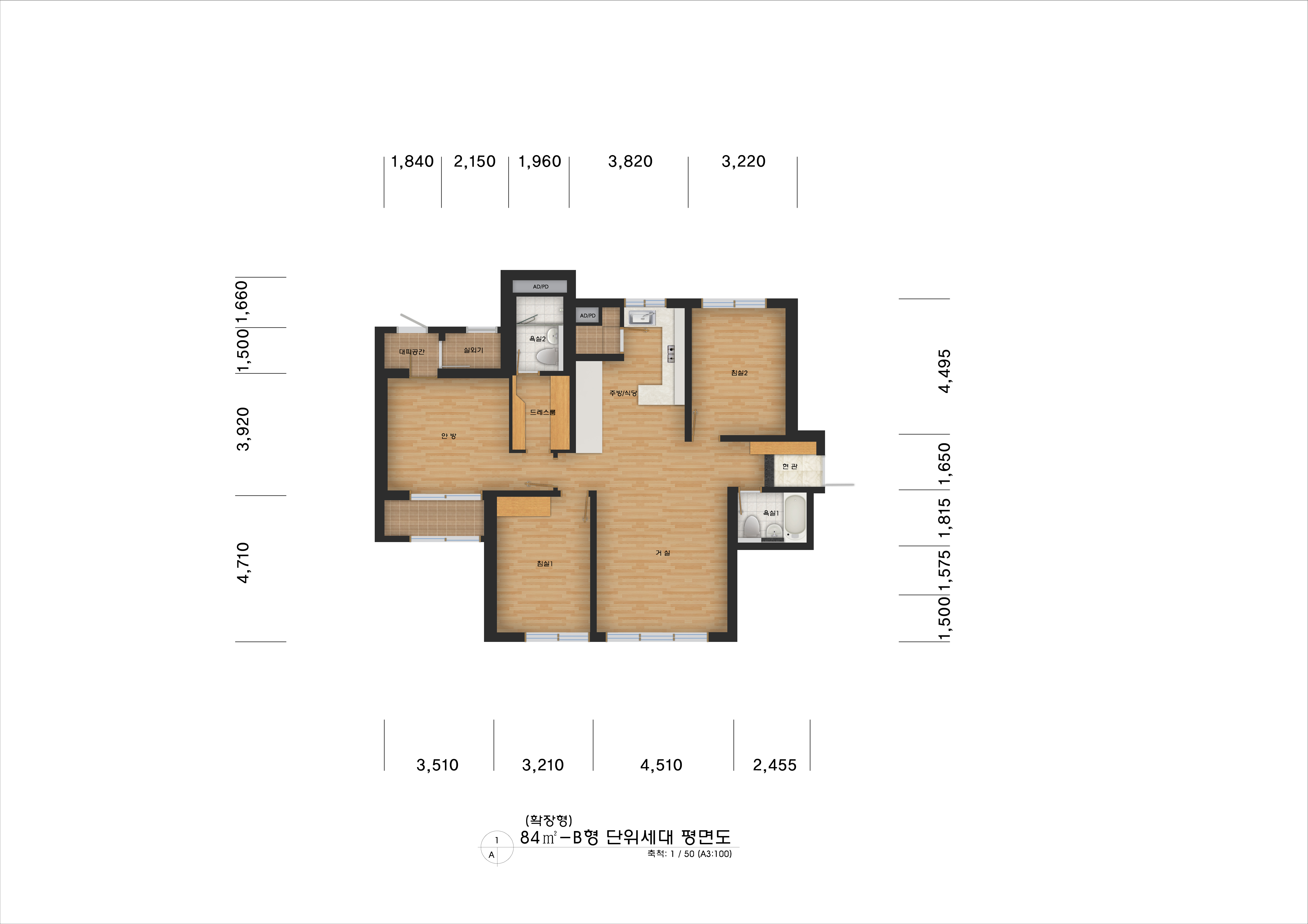 단위세대평면도 이미지