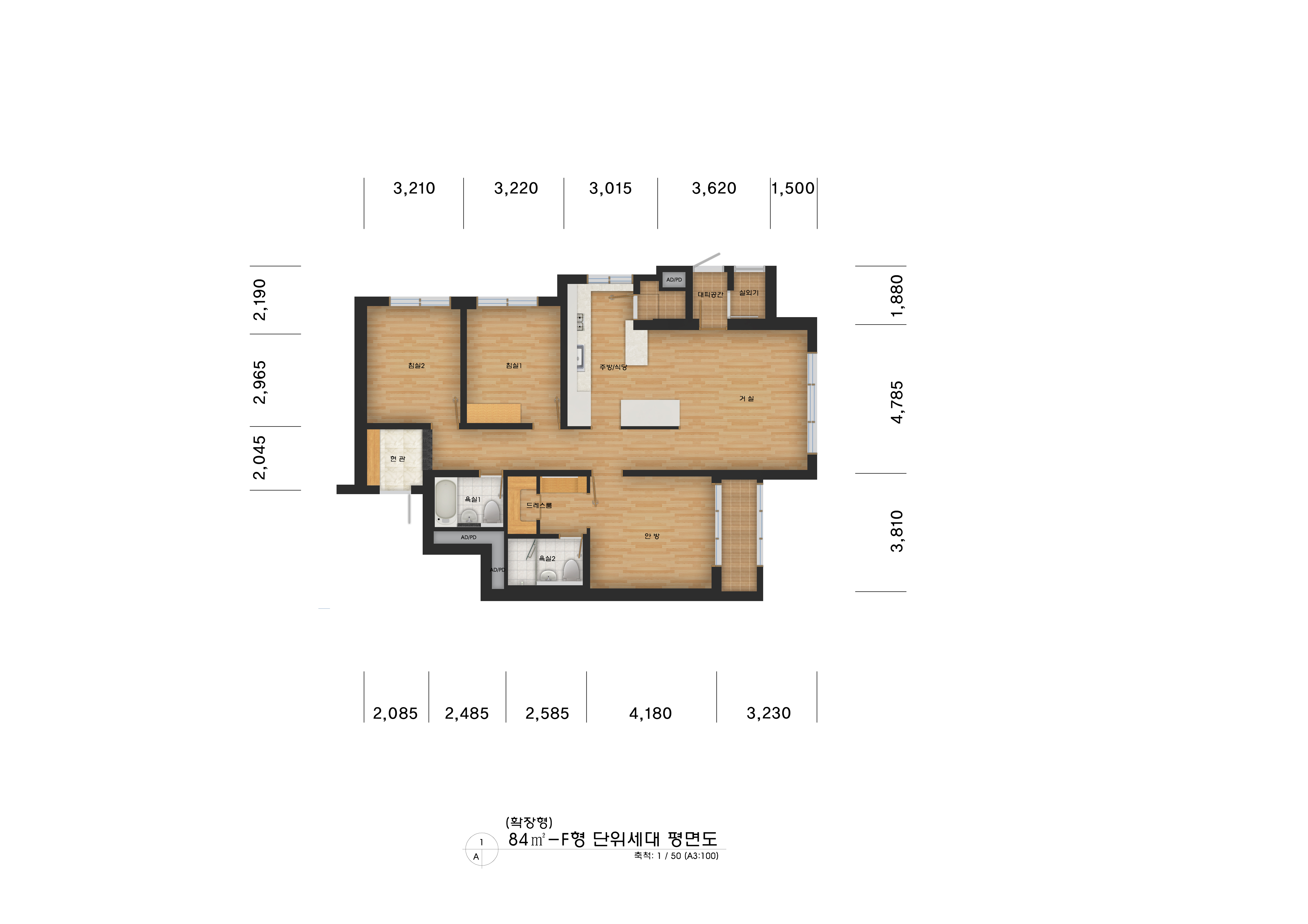 단위세대평면도 이미지