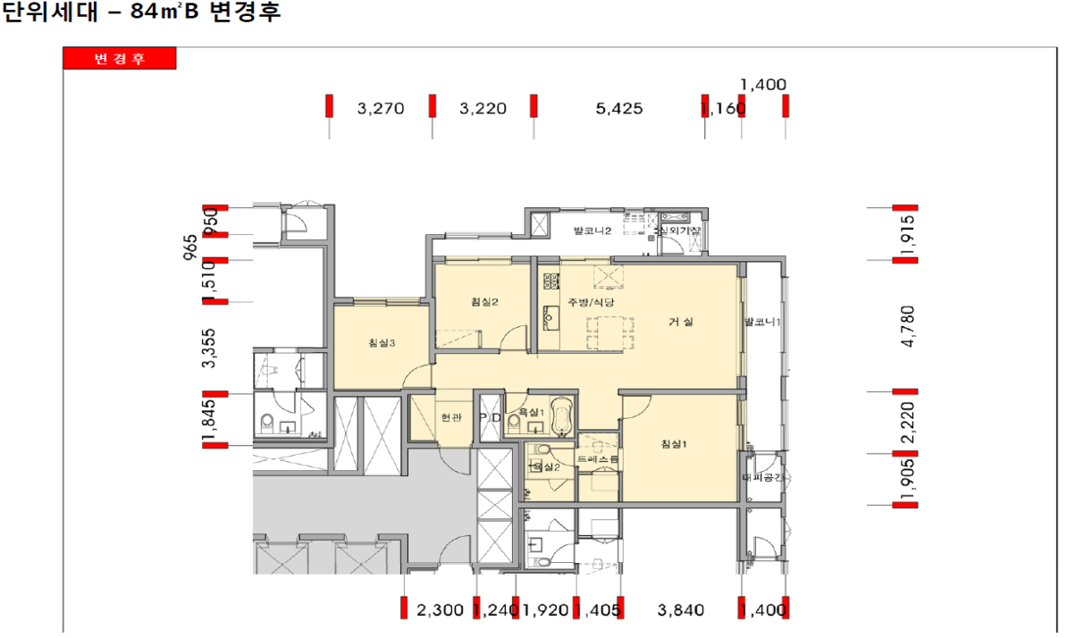 단위세대평면도 이미지