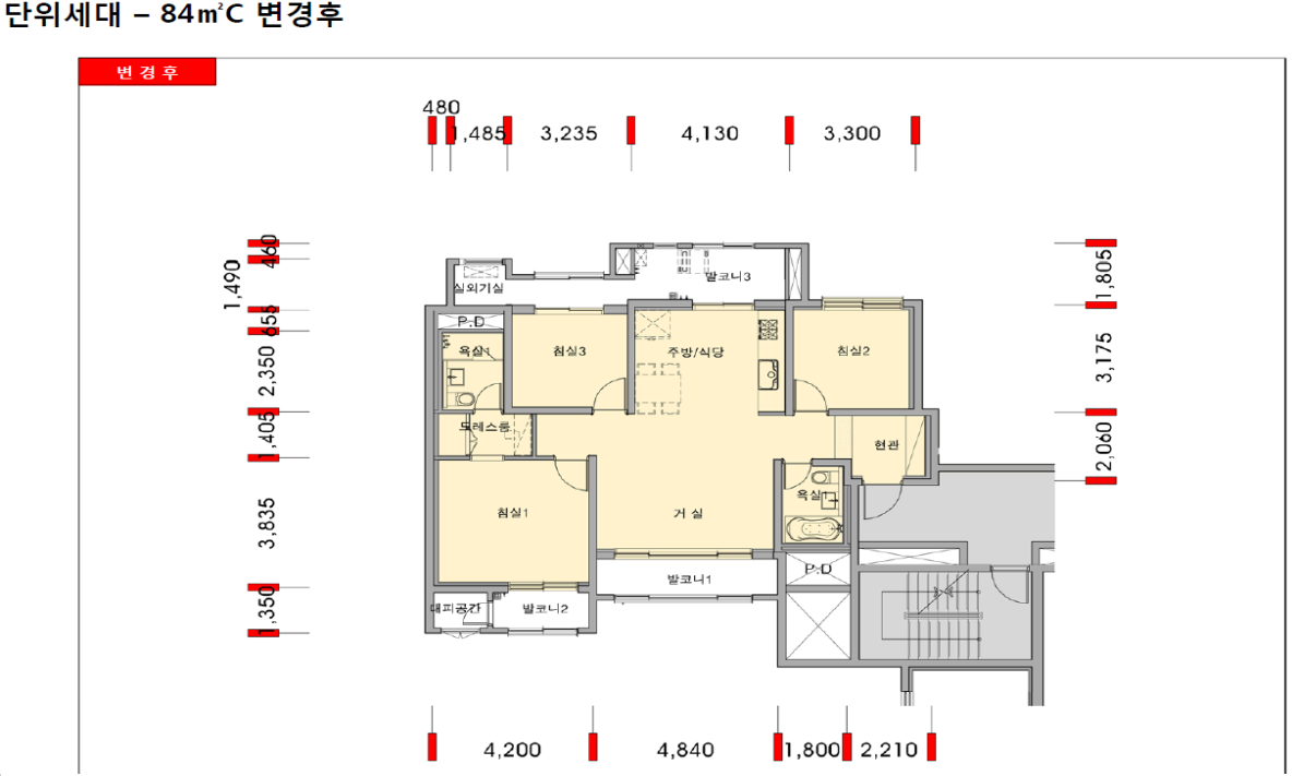 단위세대평면도 이미지