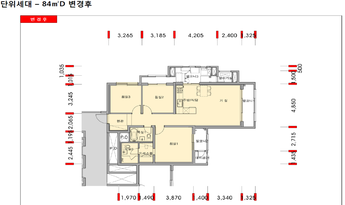 단위세대평면도 이미지