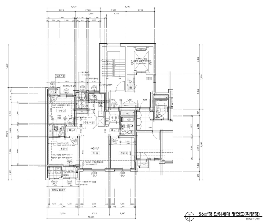 단위세대평면도 이미지