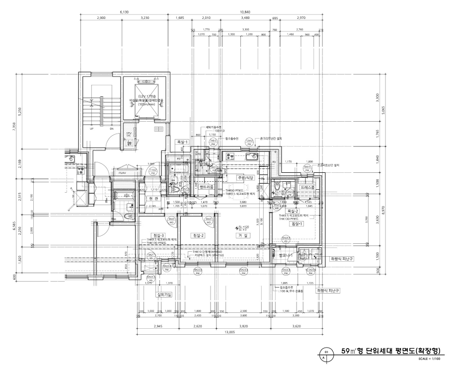 단위세대평면도 이미지