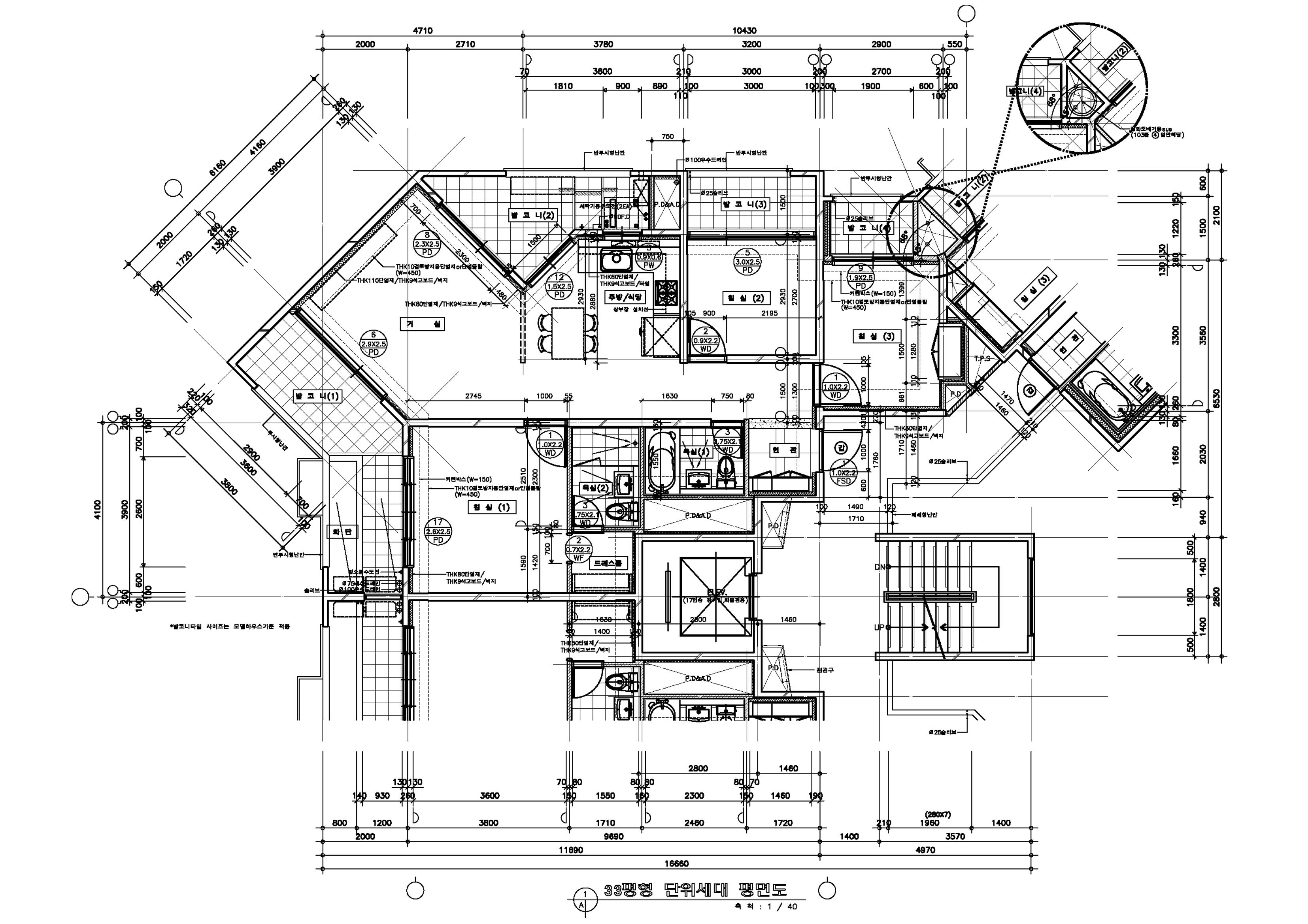 단위세대평면도 이미지