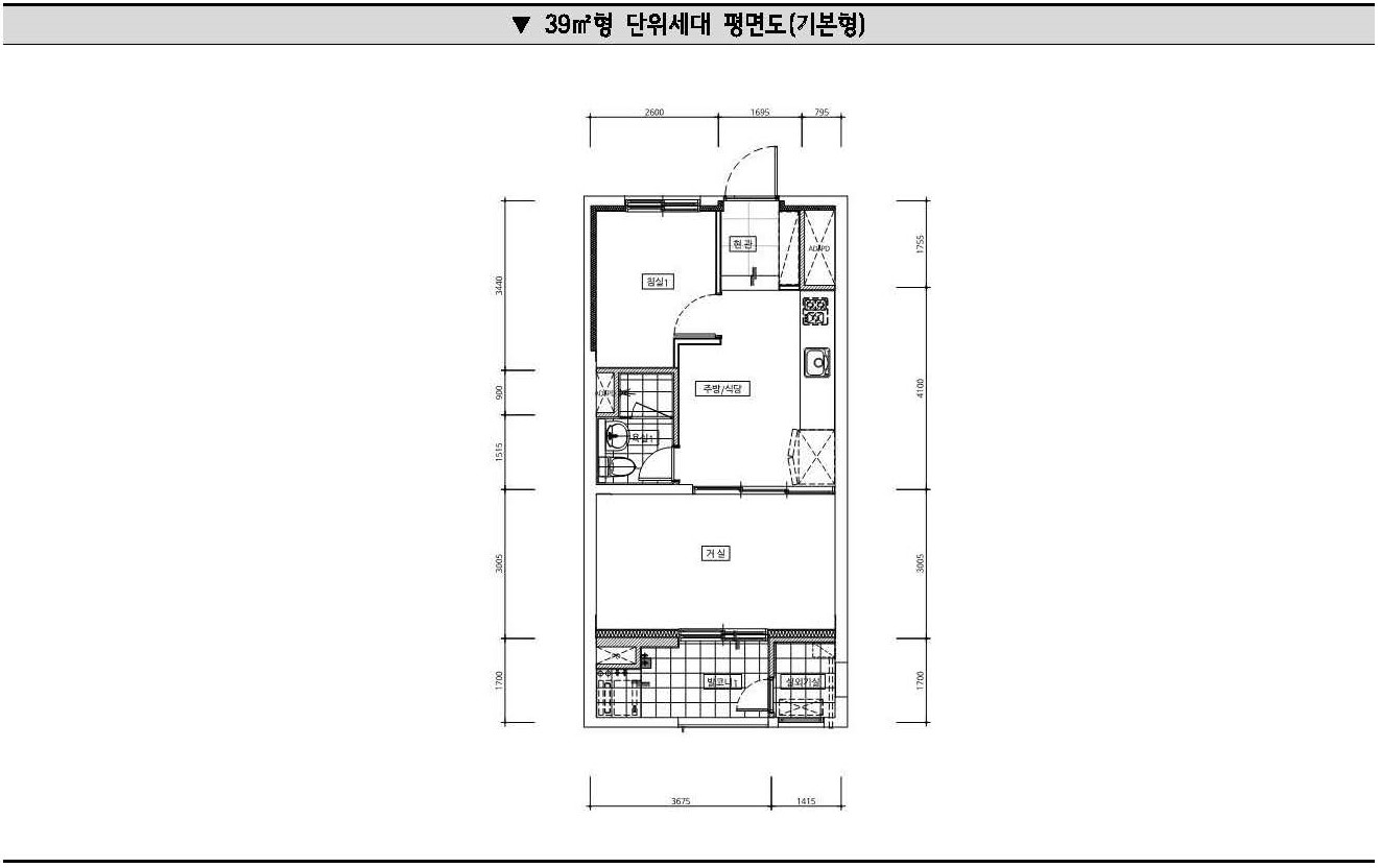 단위세대평면도 이미지