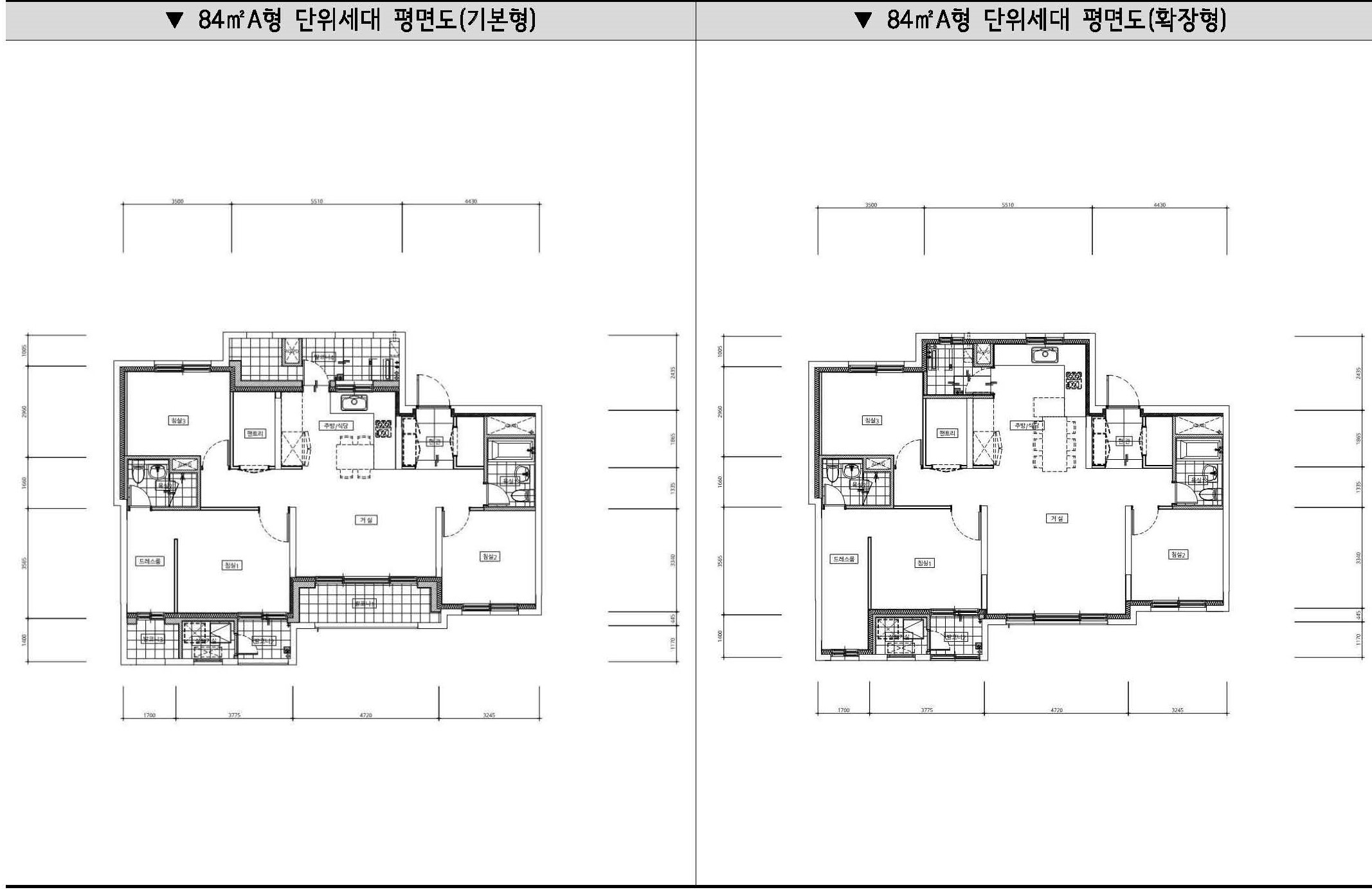 단위세대평면도 이미지