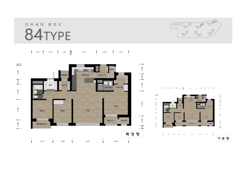 단위세대평면도 이미지