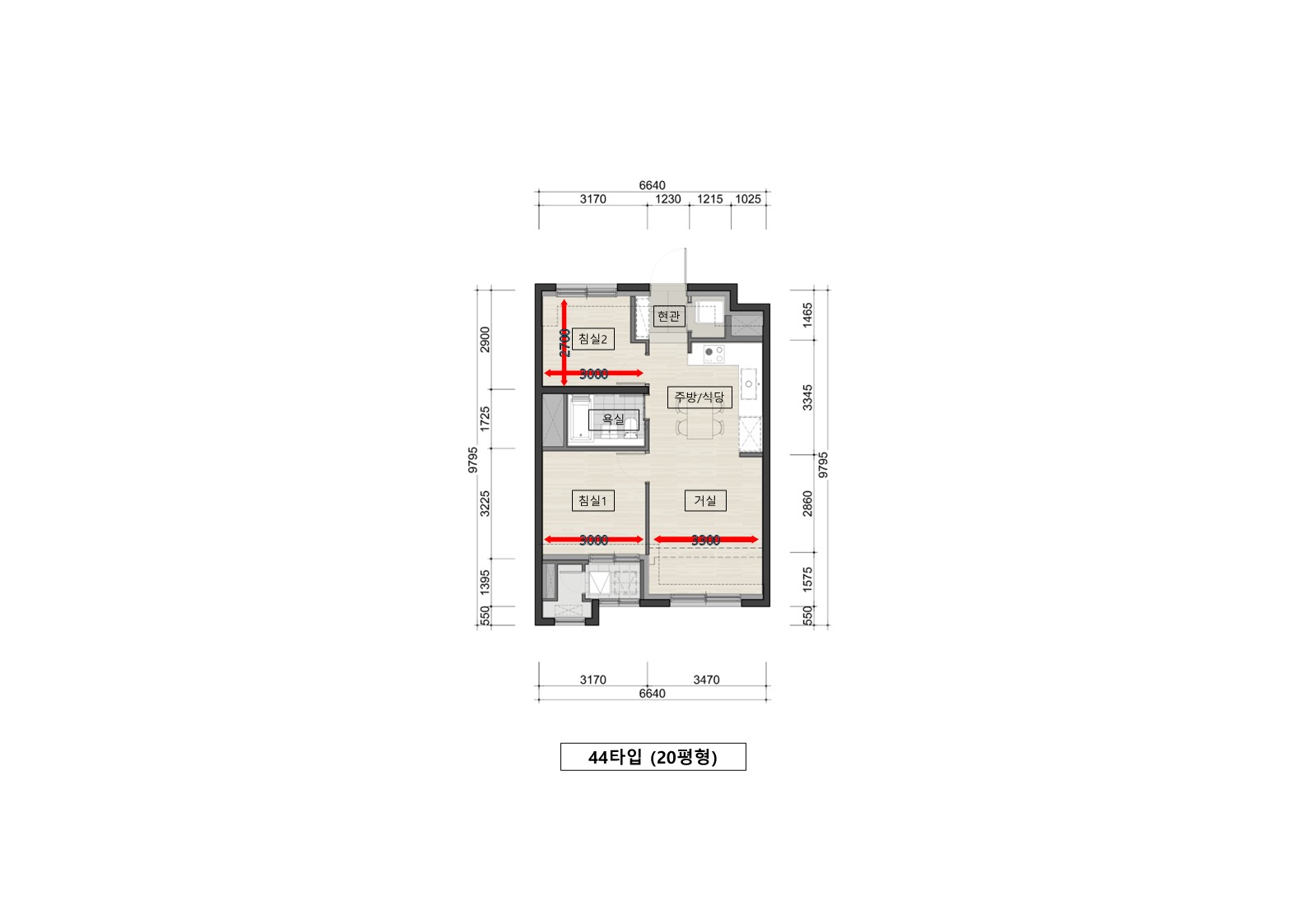 단위세대평면도 이미지