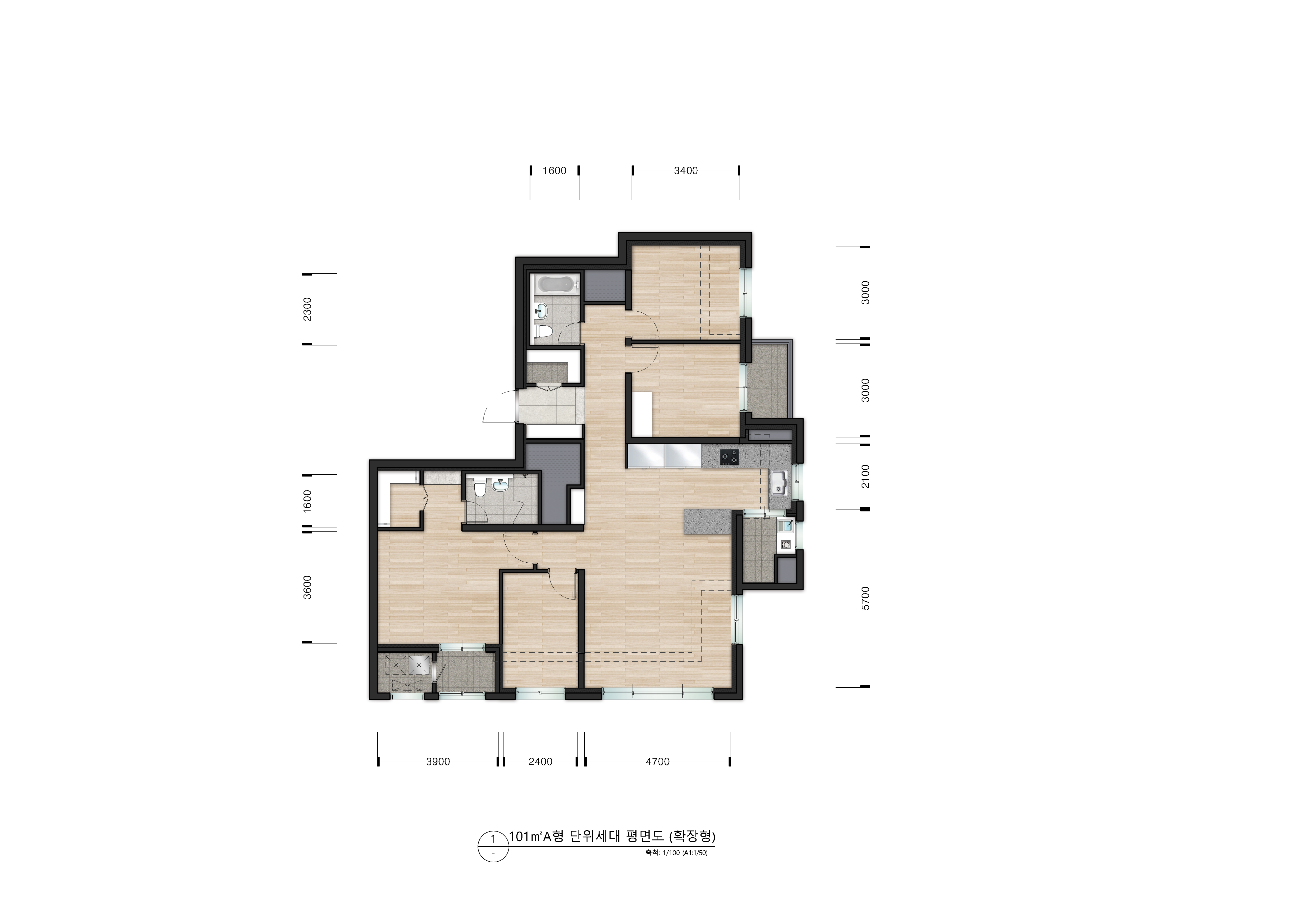 단위세대평면도 이미지