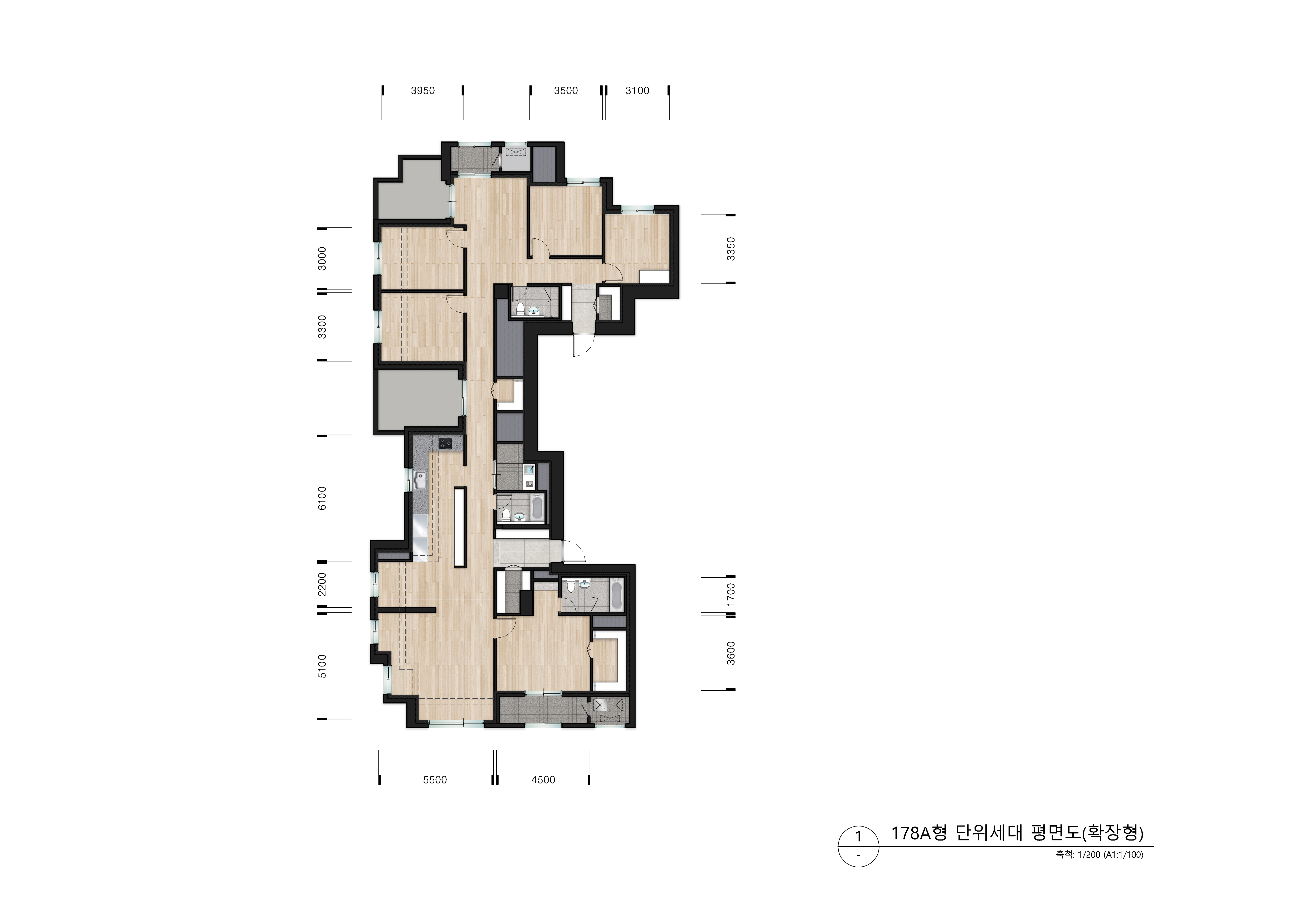 단위세대평면도 이미지