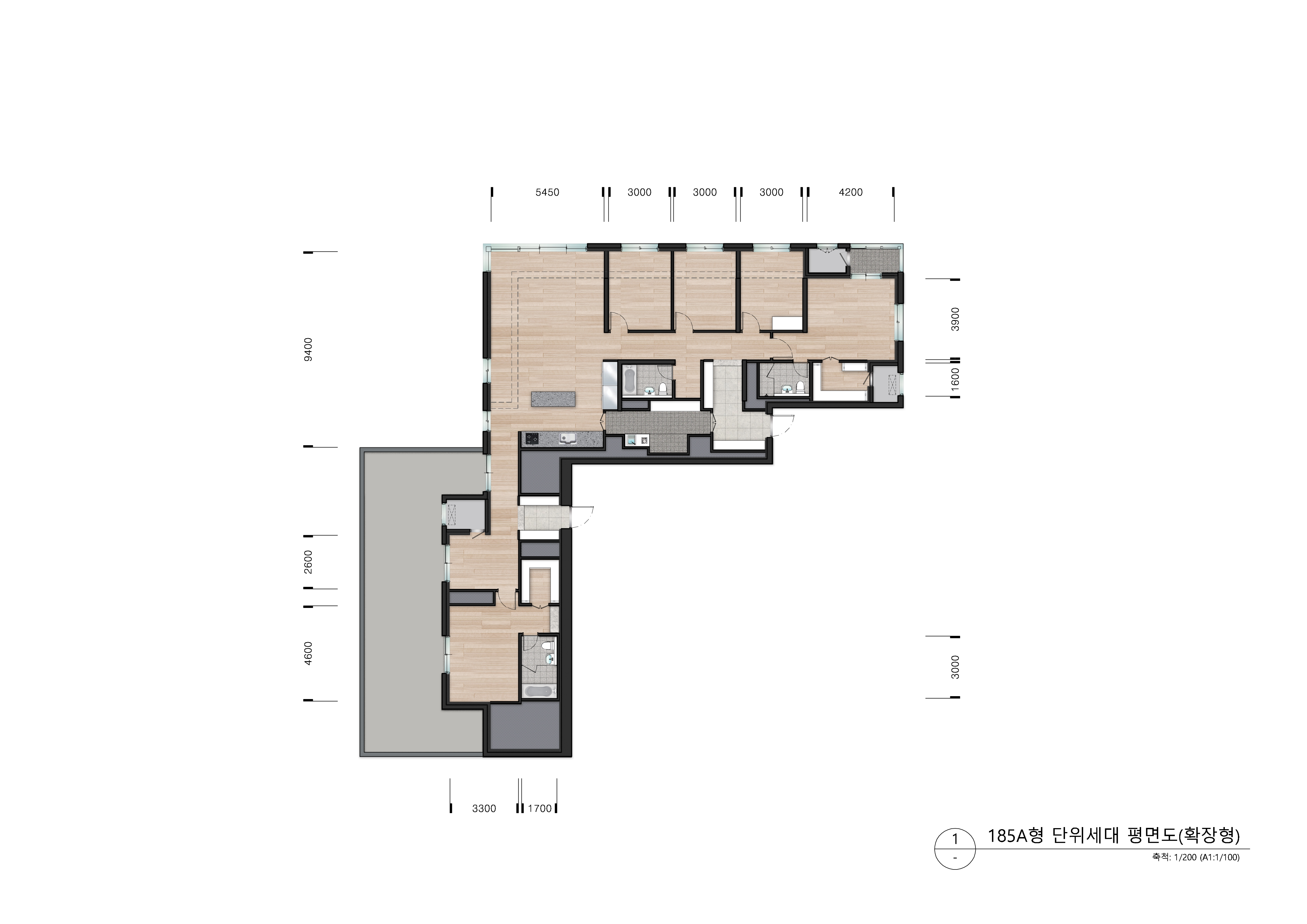단위세대평면도 이미지