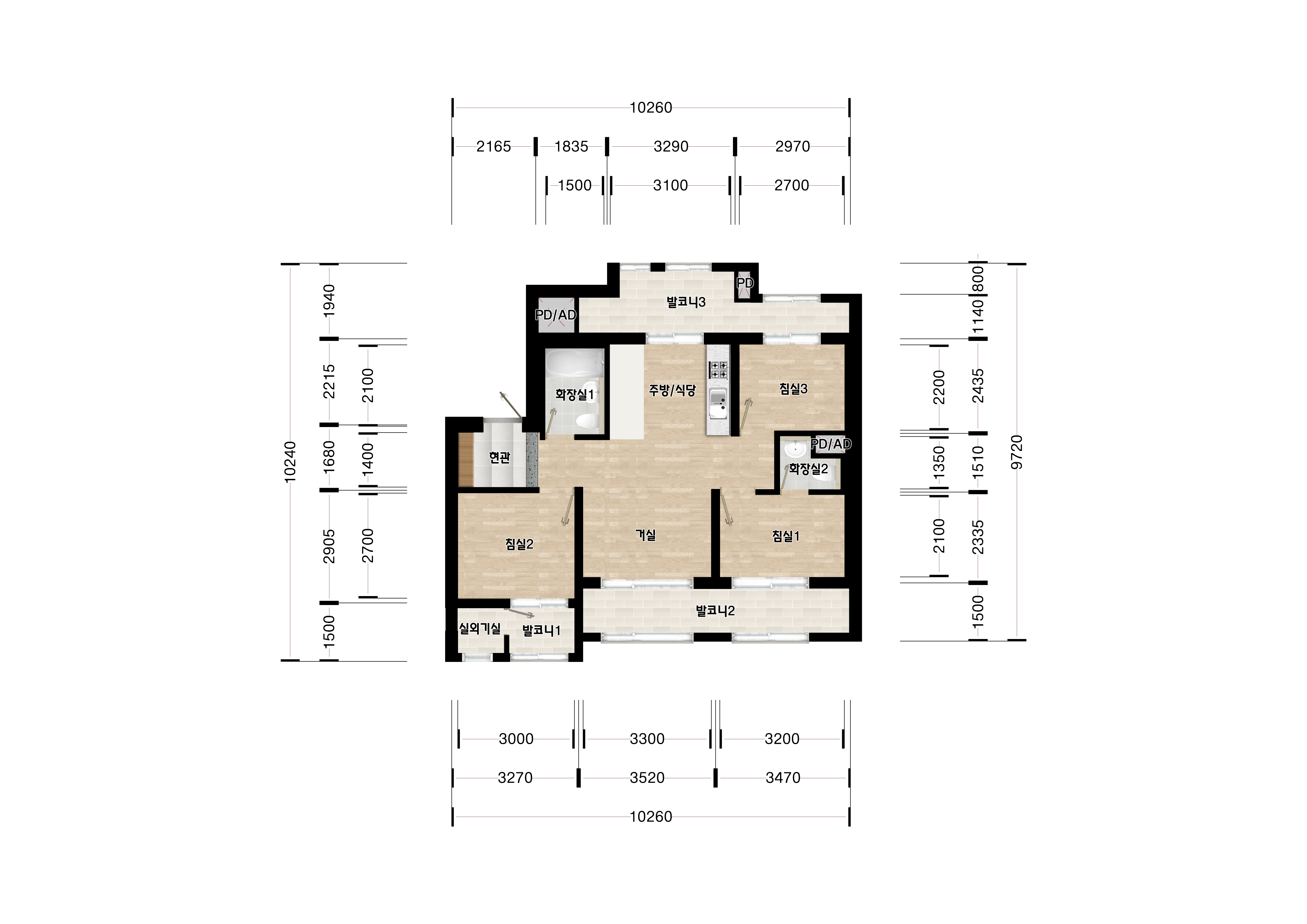 단위세대평면도 이미지