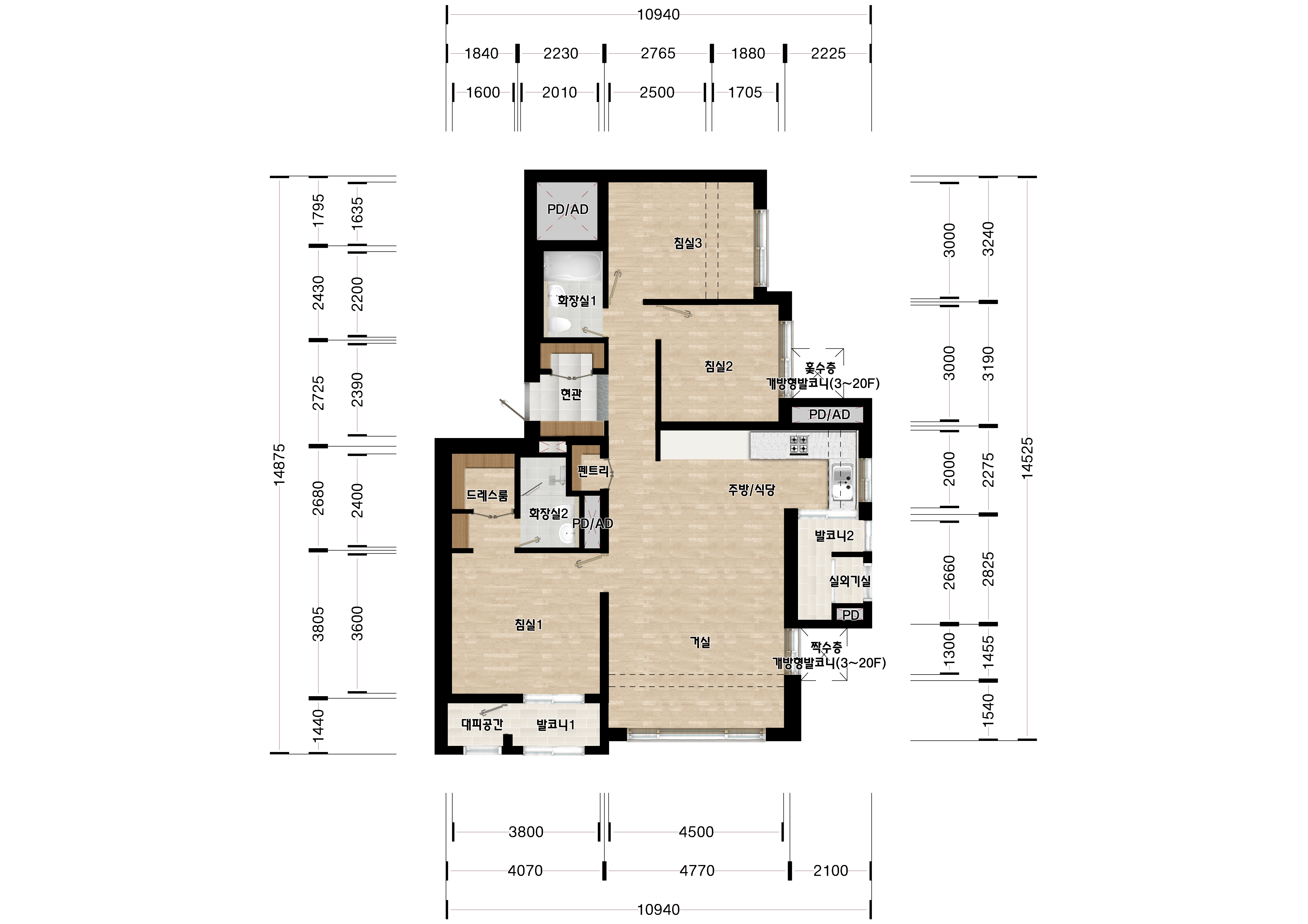 단위세대평면도 이미지