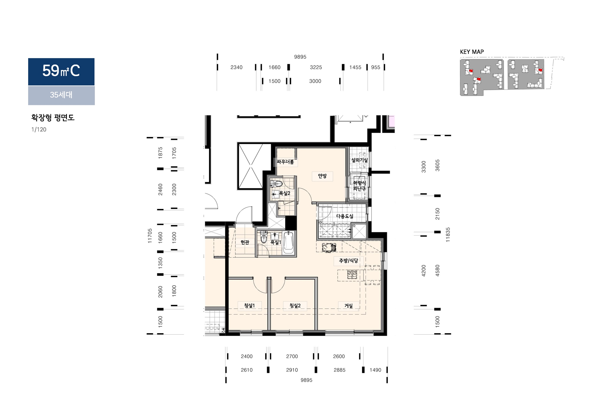 단위세대평면도 이미지