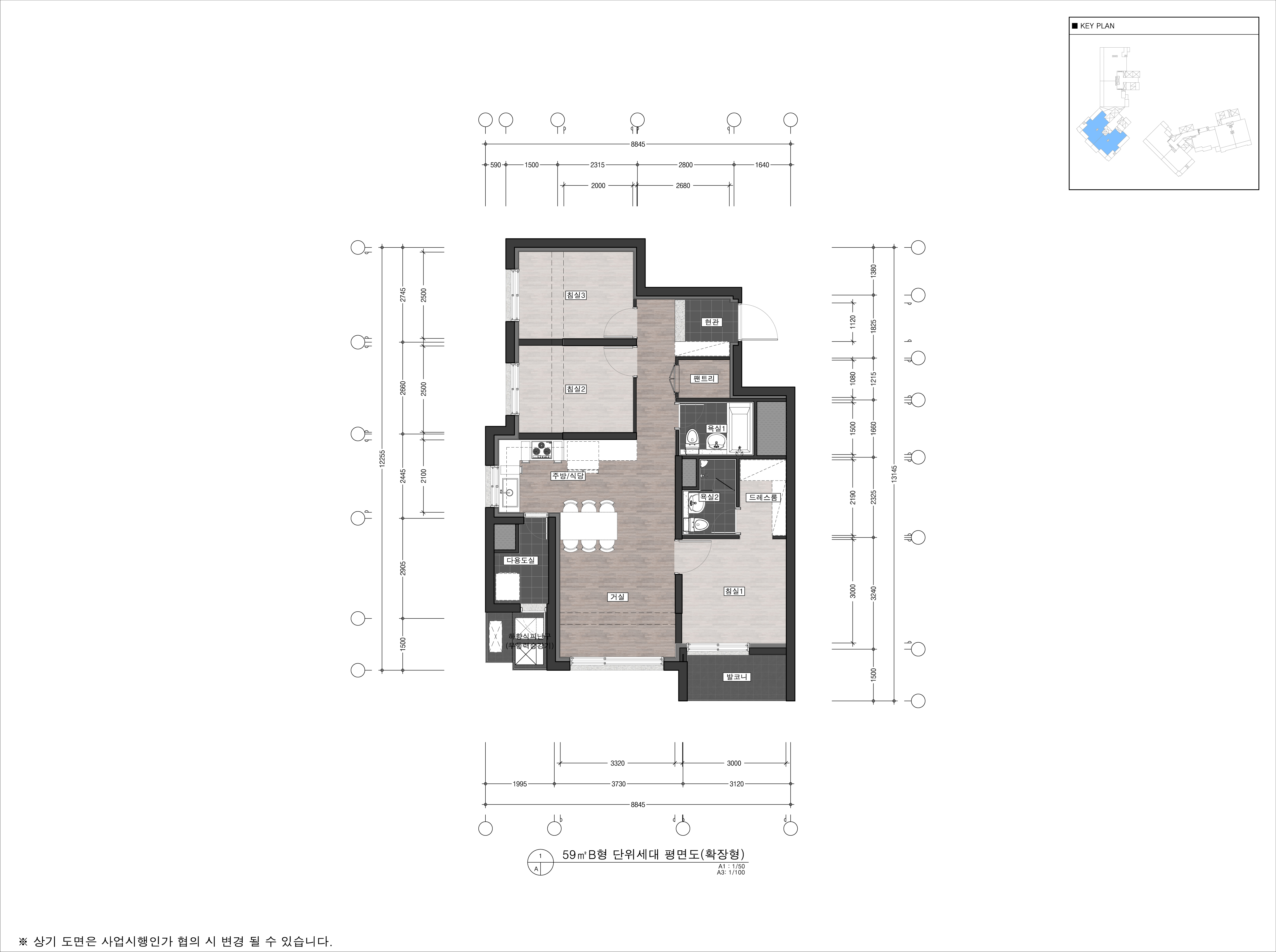단위세대평면도 이미지