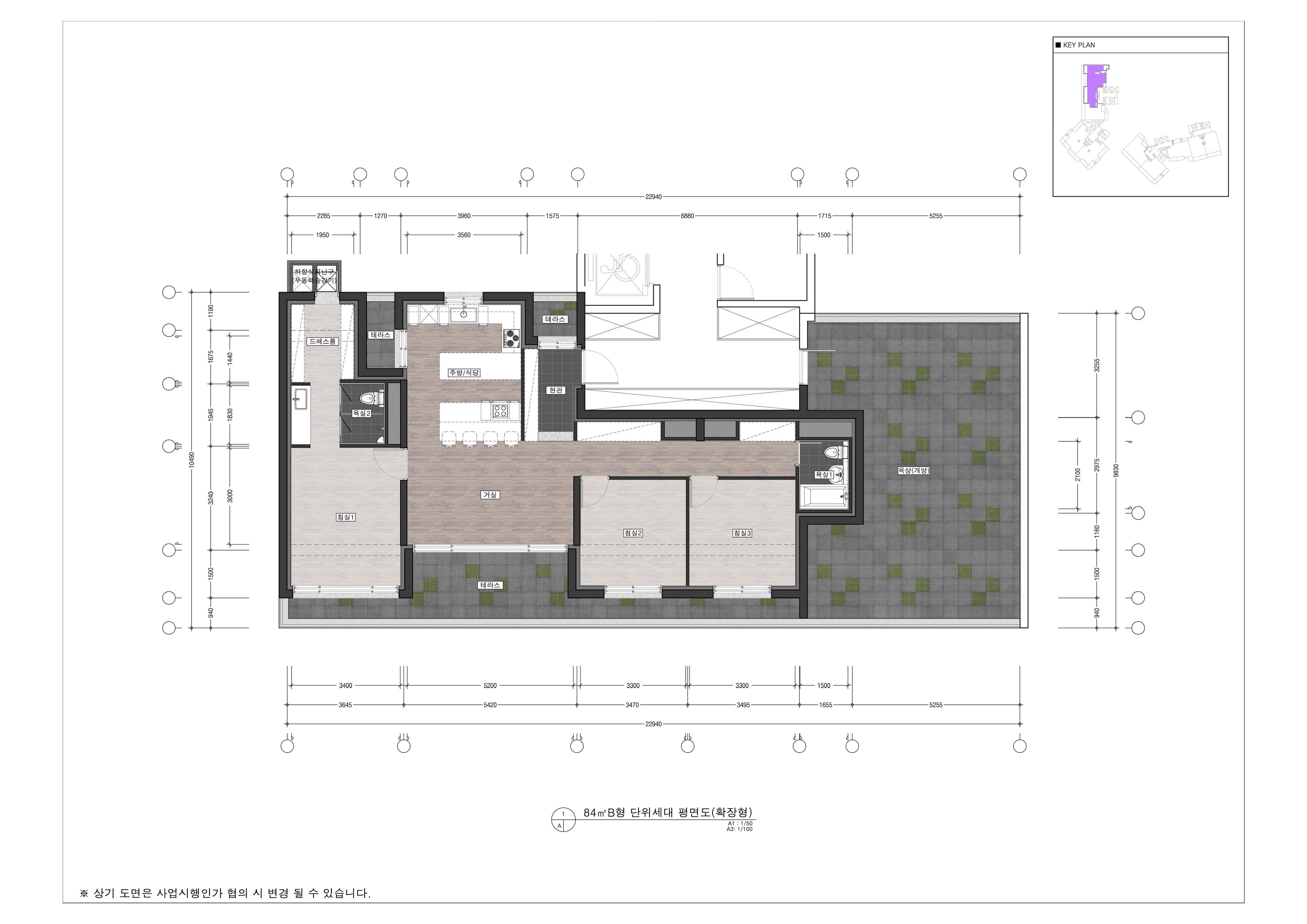 단위세대평면도 이미지