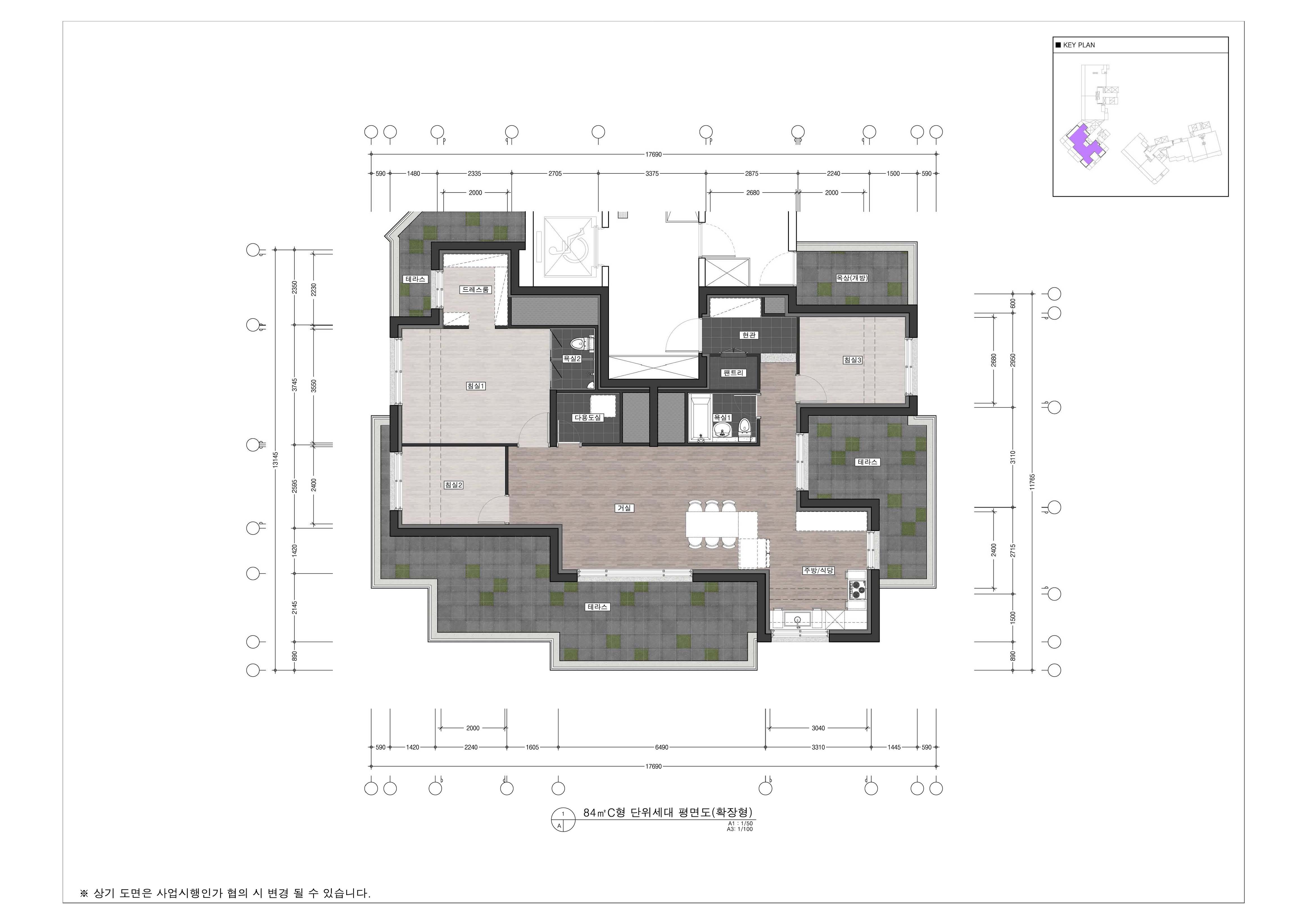 단위세대평면도 이미지