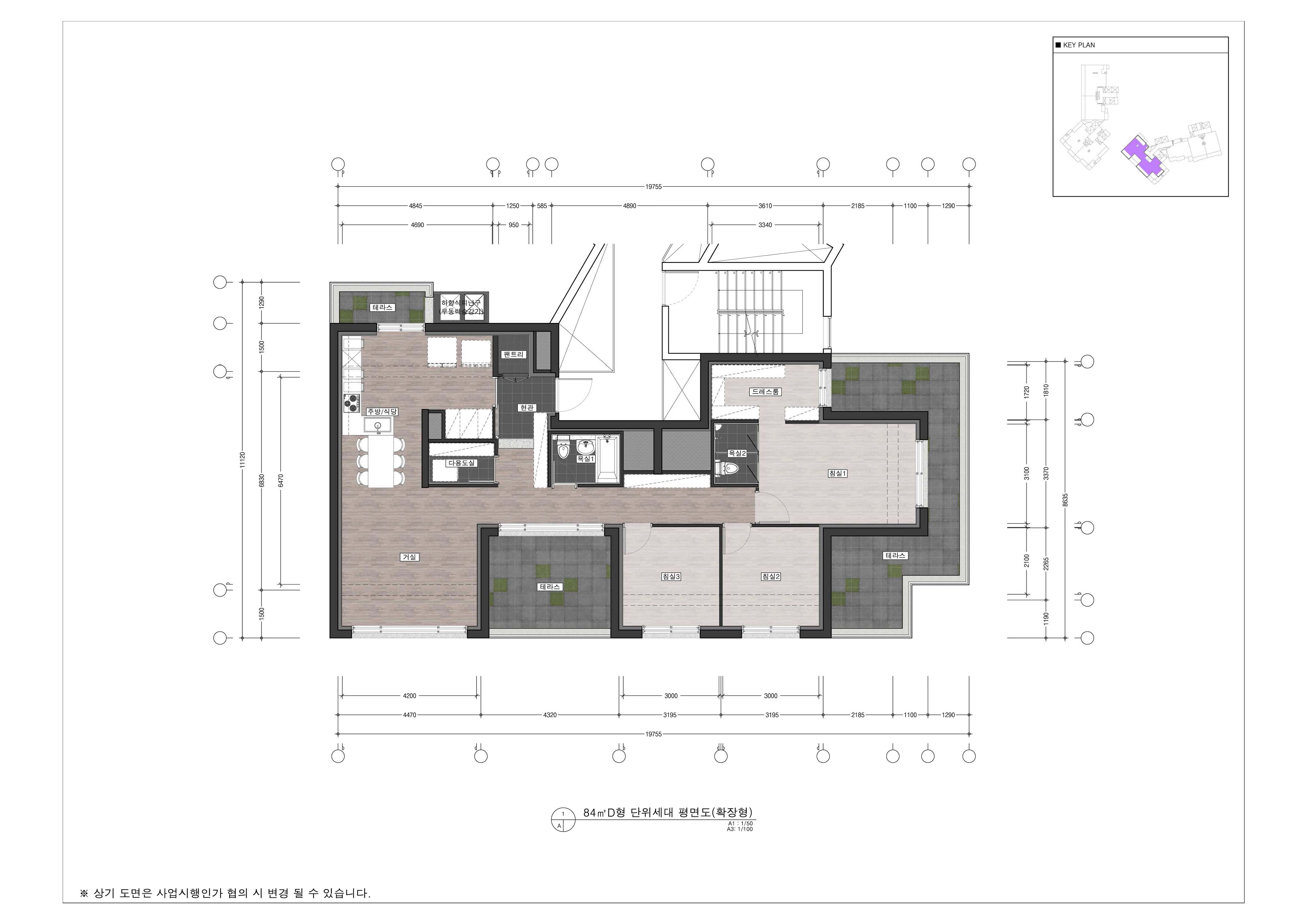 단위세대평면도 이미지
