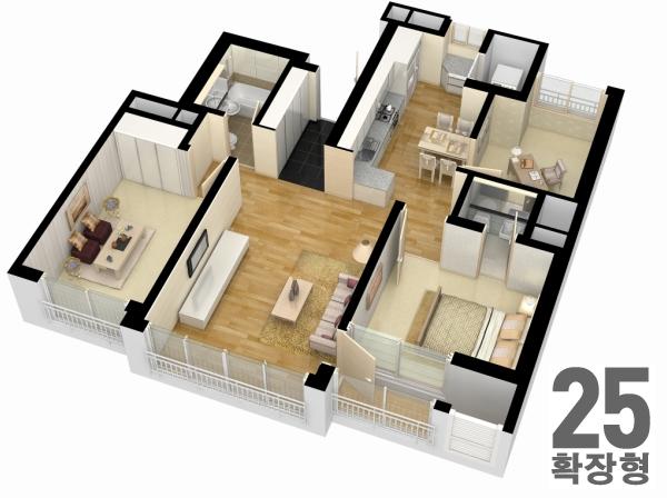 단위세대평면도 이미지