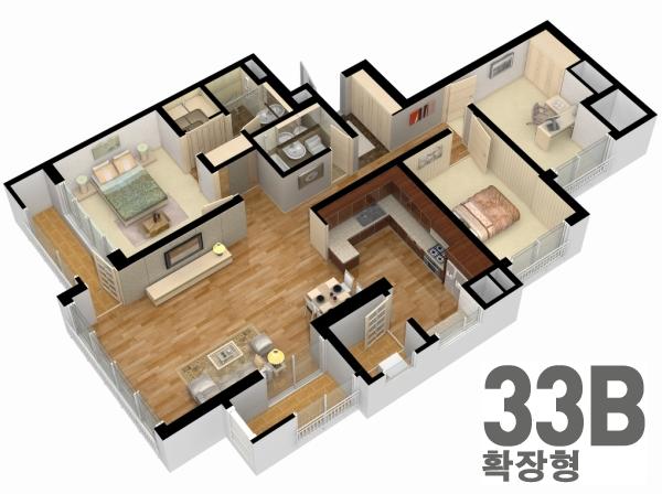 단위세대평면도 이미지