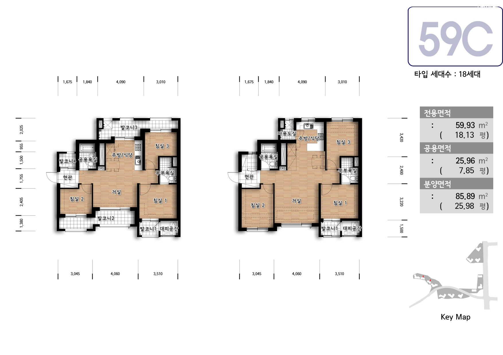 단위세대평면도 이미지