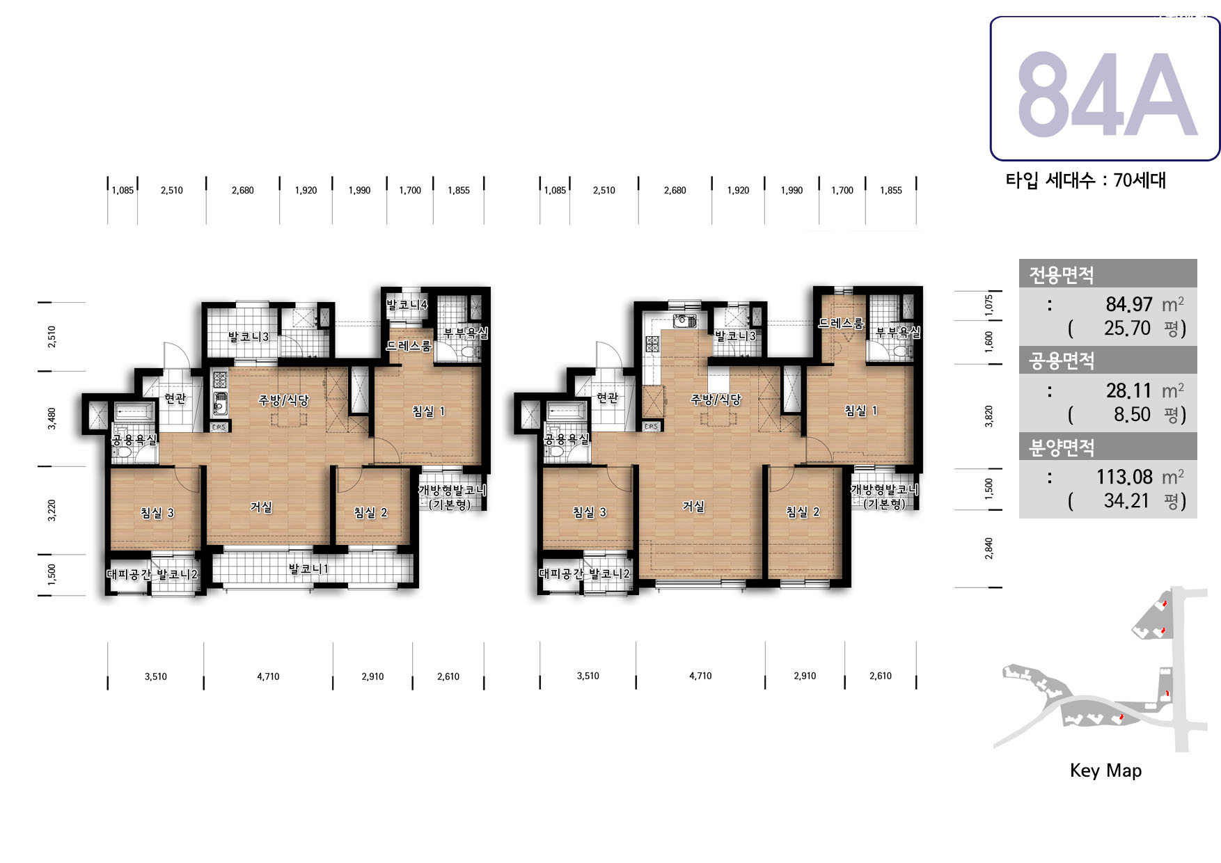 단위세대평면도 이미지