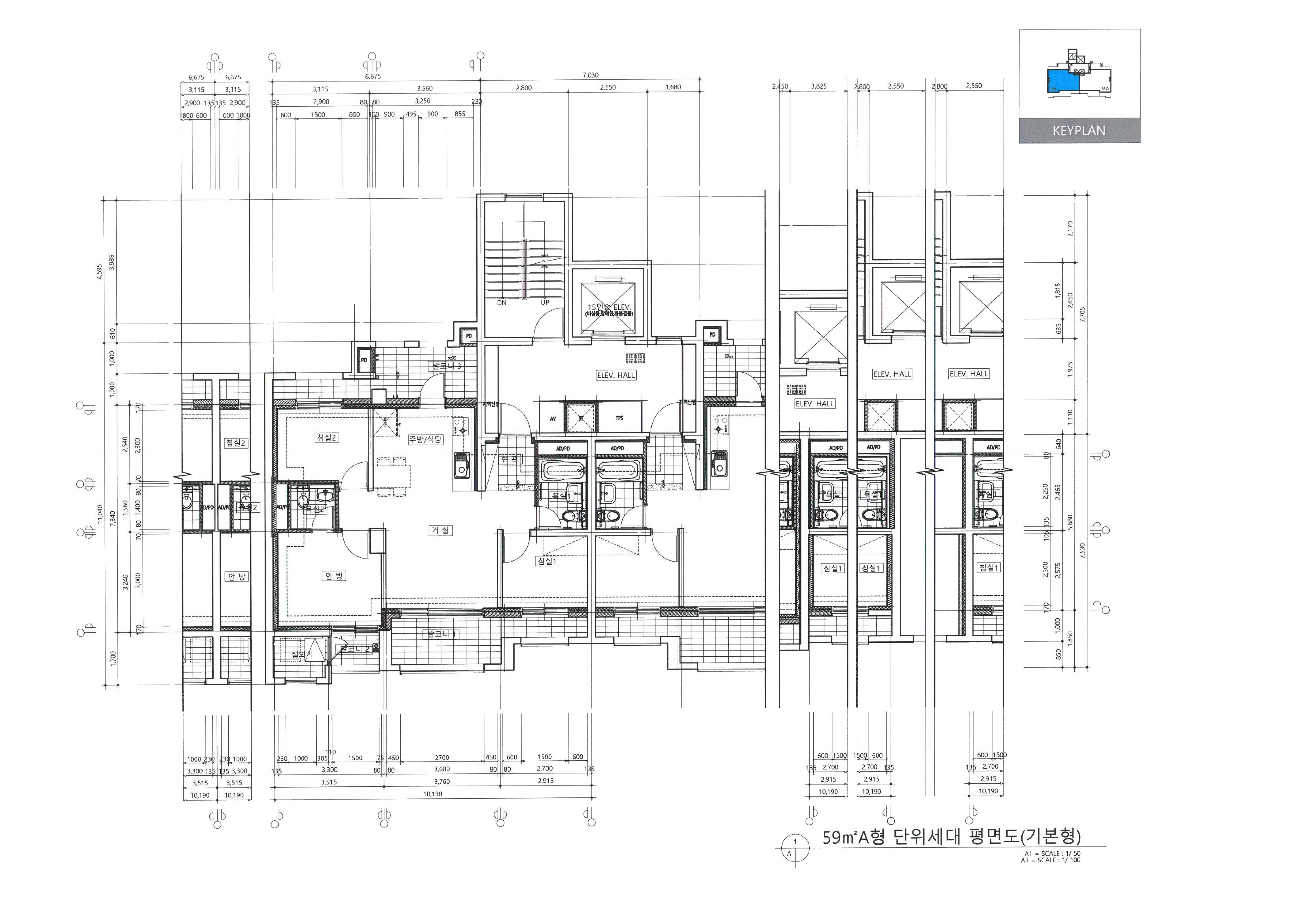 단위세대평면도 이미지