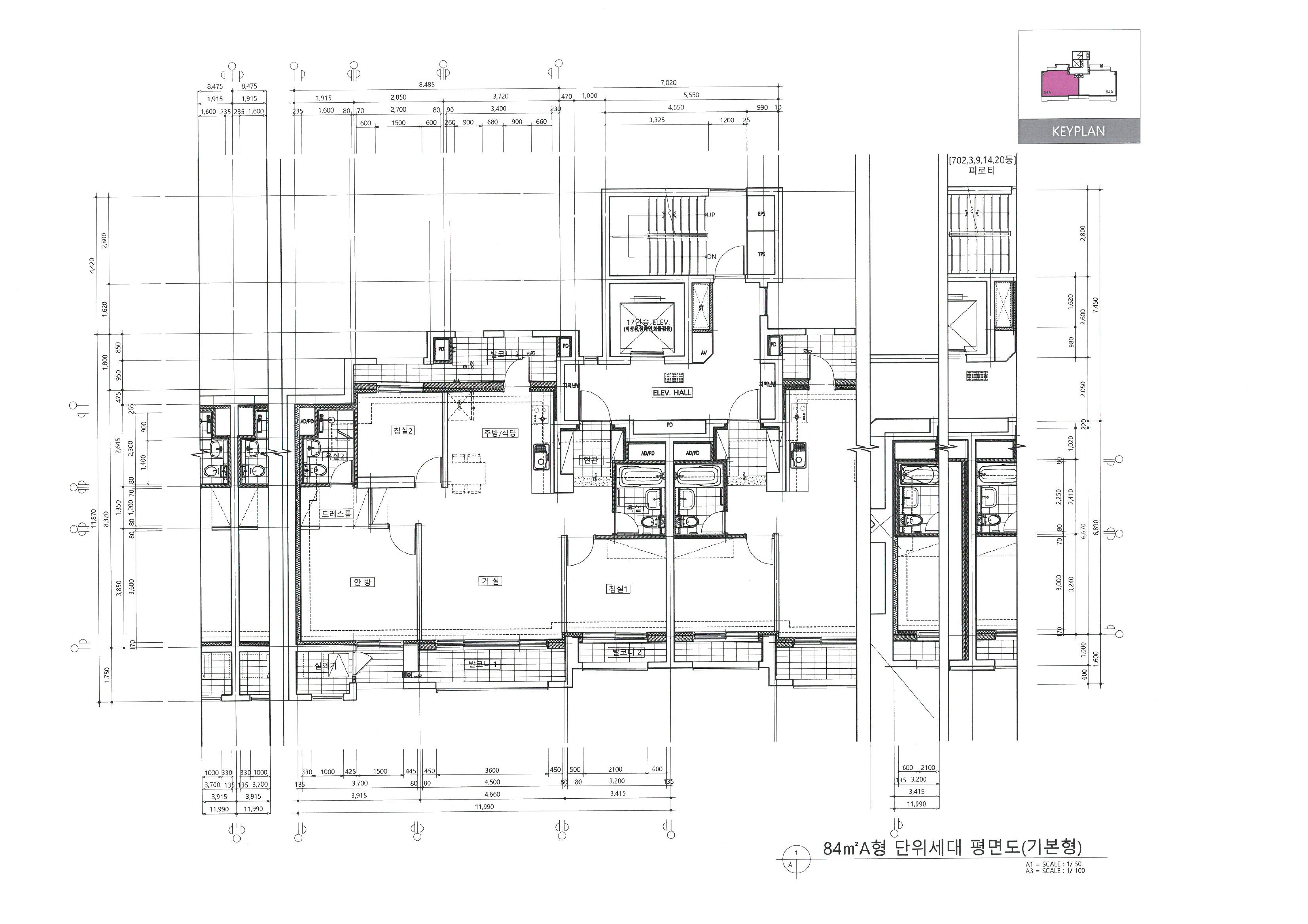 단위세대평면도 이미지