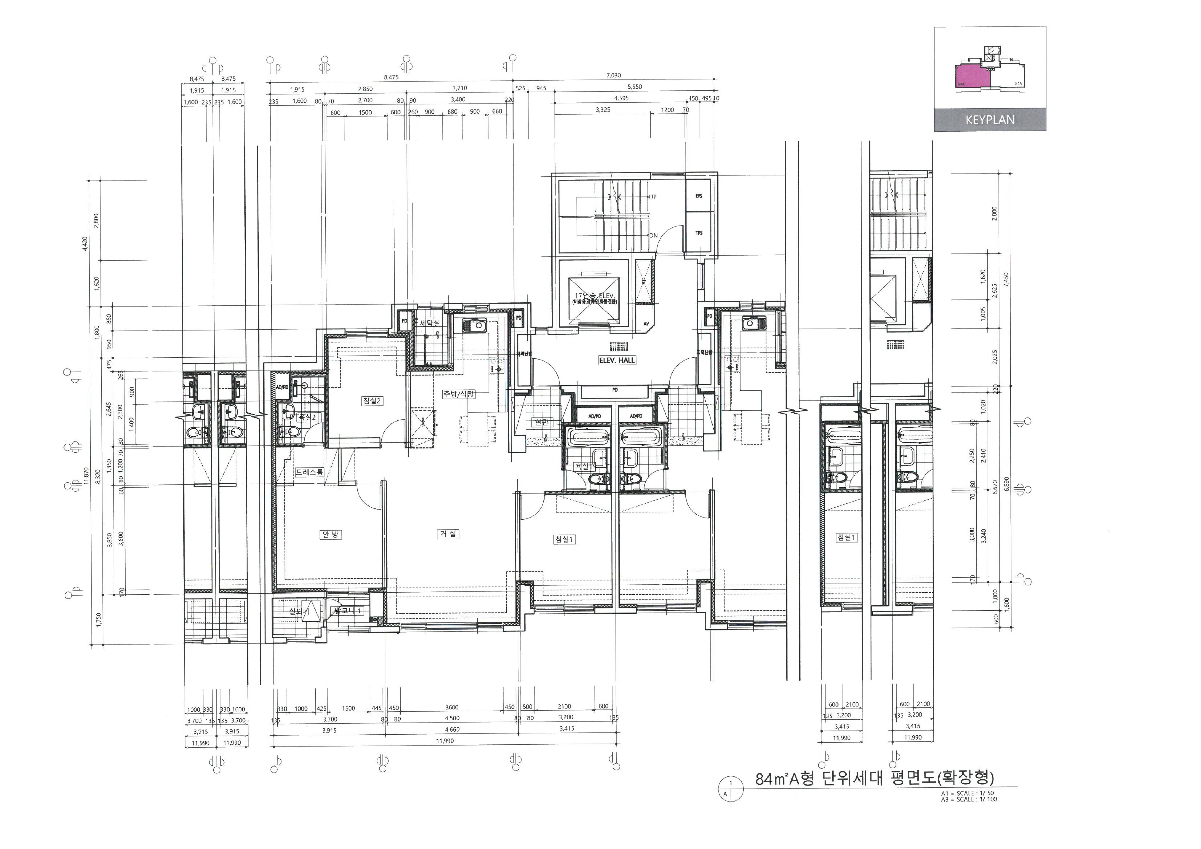 단위세대평면도 이미지