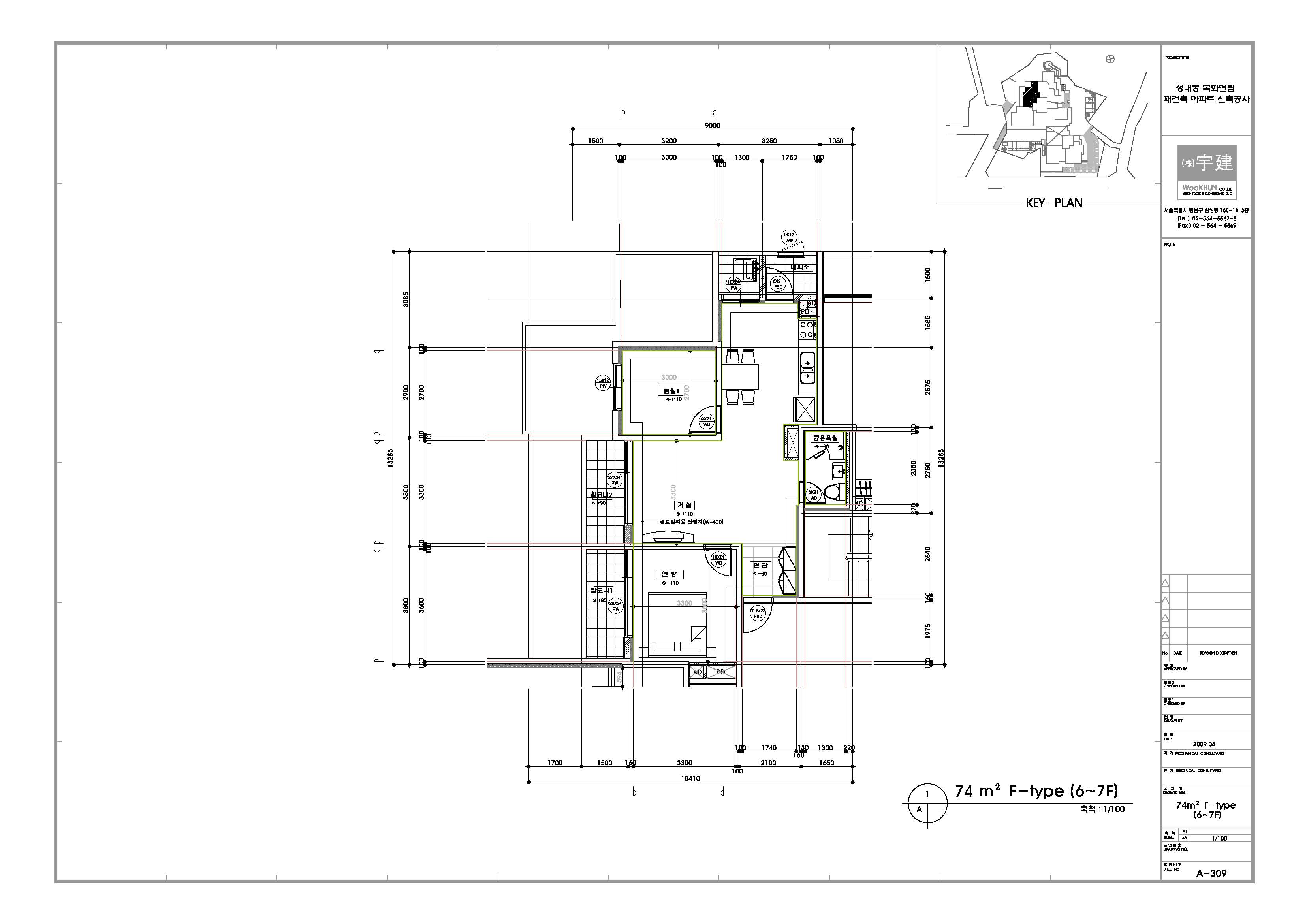 단위세대평면도 이미지