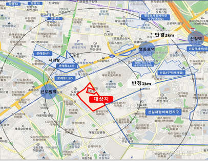 영등포구 도림동 247-78 일대 위치도