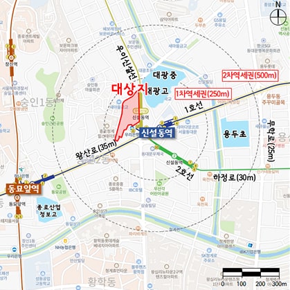(가칭) 숭인동1169 구역 위치도