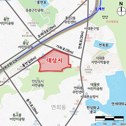 (가칭) 연희동721-6 구역 위치도
