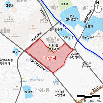 (가칭) 장위8 구역 위치도