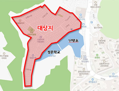 (가칭) 관악 신림7구역 위치도